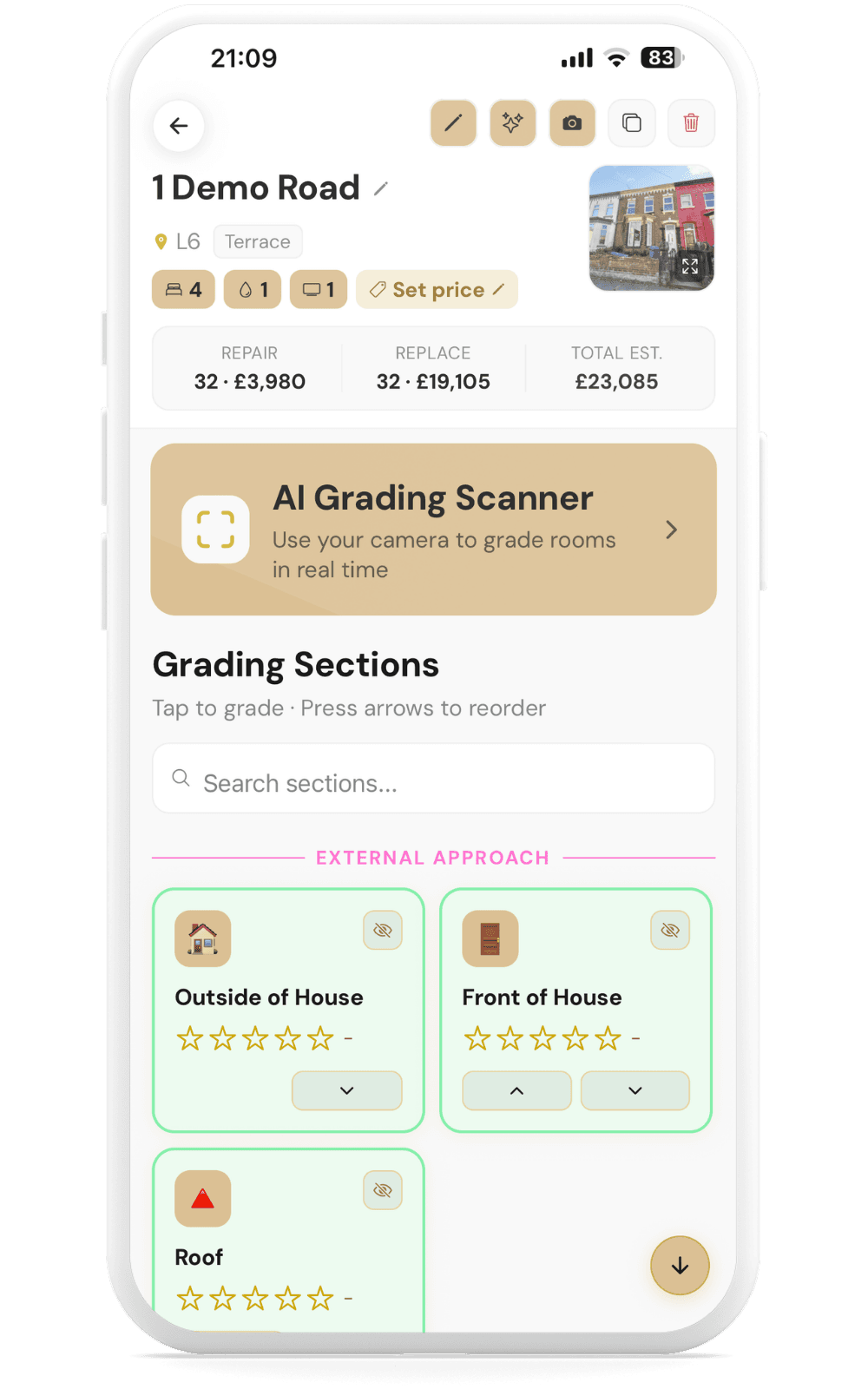 HouseGrader instant report