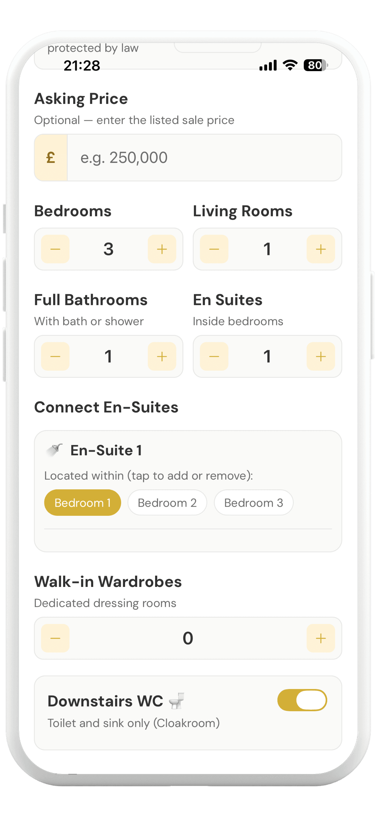HouseGrader app screenshot